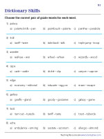 Identifying Guide Words