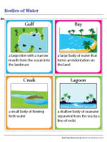Bodies of Water Flashcards