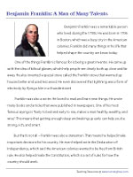 Benjamin Franklin: A Man of Many Talents
