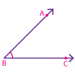 Naming an angle using three points