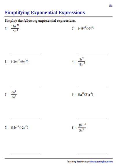 Complex Number Operations Worksheet