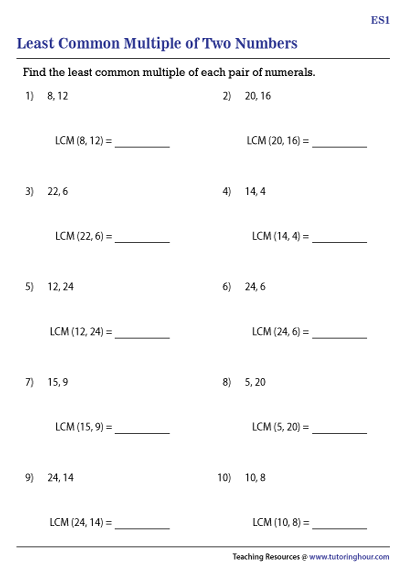 lcm-of-two-numbers-worksheets