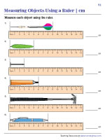 Measurement Worksheets - Reading a Metric Ruler Worksheets