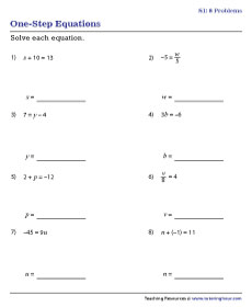 Sixth Grade Math Worksheets
