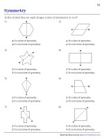 symmetry worksheets