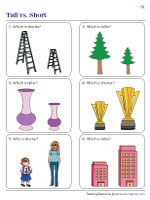 Taller Definition - Activity for Kids to Identify Taller Objects