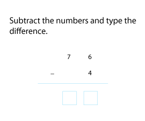 Subtracting 1-Digit from 2-Digit Numbers without Regrouping
