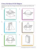 Identifying Cross Sections of 3D Shapes