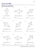 Area of Kites - Integers - 2