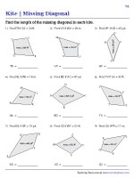 Find the Missing Diagonal of a Kite from Area - Customary