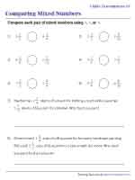 Comparing Mixed Numbers | Unlike Denominators