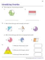 Identifying One-Fourth, Two-Fourths, and Three-Fourths