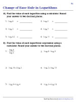 Change of Base Rule in Logarithms