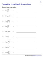 Expanding Logarithms