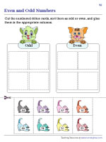 Cut-and-Glue Activity | Cats and Kittens - 3