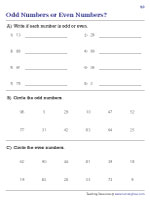 Odd Numbers or Even Numbers - 2