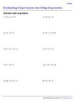 Exponents - Level 2 - Easy