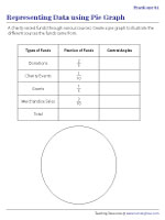 Representing Data Using a Pie Chart - Fractions