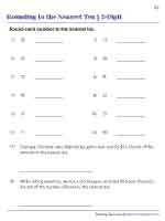 Rounding 2-Digit Numbers to the Nearest Ten