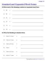 Standard and Expanded Form of 2-Digit Numbers | Word Form