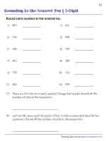 Rounding 3-Digit Numbers to the Nearest Ten