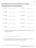 Rounding 5-Digit Numbers to the Nearest Hundred