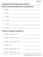 Standard and Expanded Form of 5-Digit Numbers