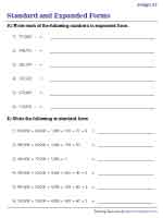 Standard and Expanded Form of 6-Digit Numbers