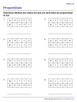 Identifying Proportions - Tables