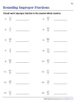 Rounding Improper Fractions