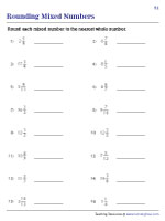 Rounding Mixed Numbers