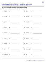 Express in Scientific Notation | Mixed Review