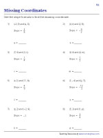 Finding Missing Coordinates