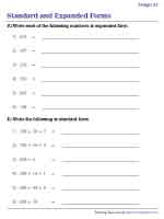 Standard and Expanded Form of 3-Digit Numbers