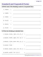 Standard and Expanded Form of 6-Digit / Multi-Digit Numbers