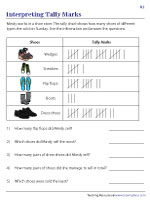 Read and Interpret - Tally Marks Word Problems